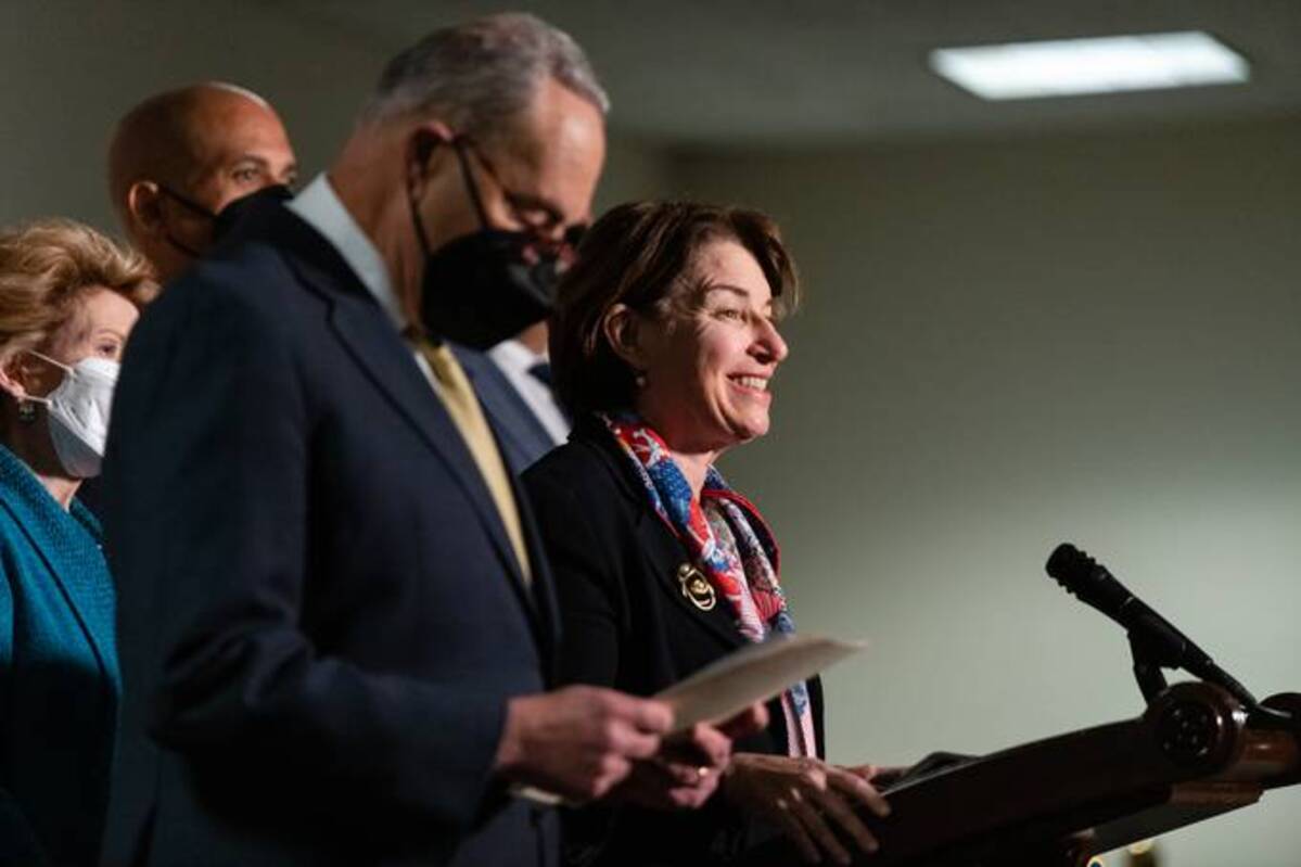 The criticism came as a Senate committee considered Sen. Amy Klobuchar's legislation last week. (Eric Lee/Bloomberg News)