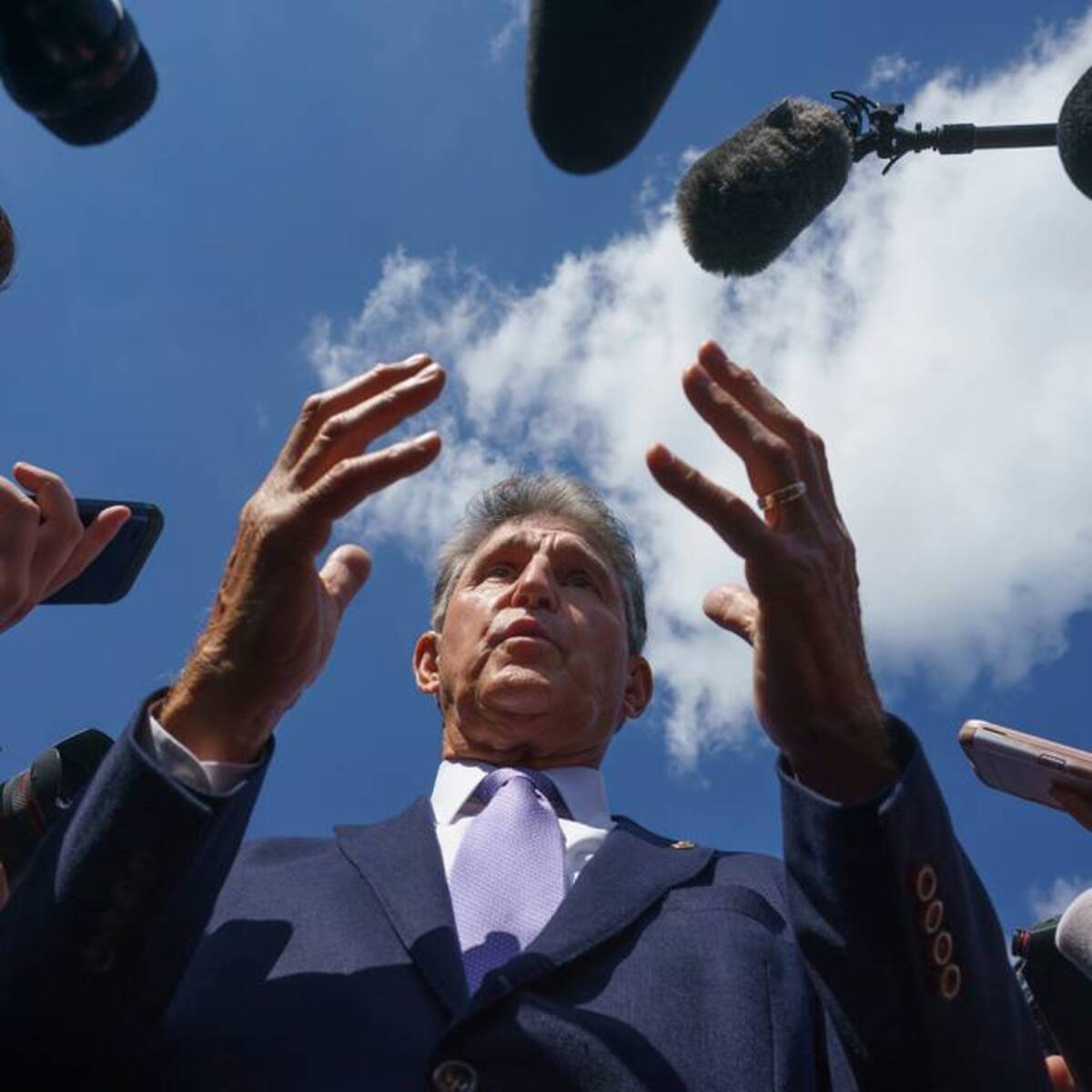 Sen. Joe Manchin (D-W.Va.) remains the key to President Biden's agenda. (AP Photo/J. Scott Applewhite, File)