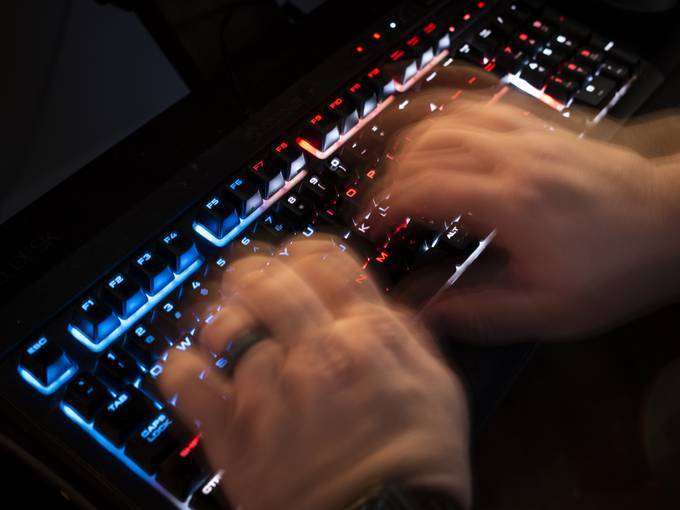 The posts were spread on social media networks popular among right-wing Americans. (Matthew Busch for The Washington Post)