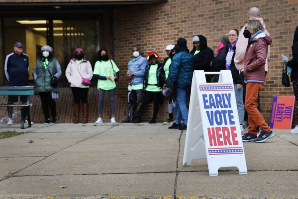 There is just eight days until the midterm elections. (Scott Olson/Getty Images)