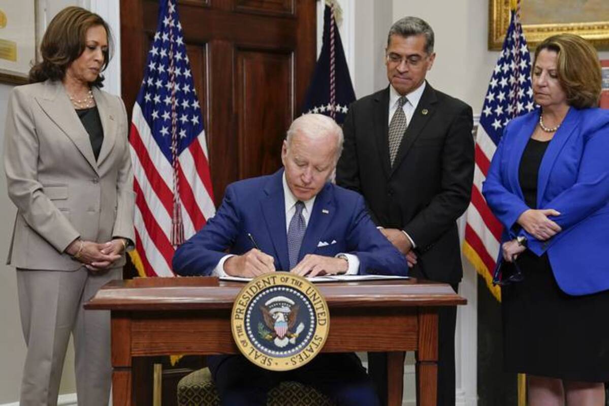 President Biden signed an executive order on abortion rights last week amid cries from some Democrats for the administration to do more. (AP/Evan Vucci)