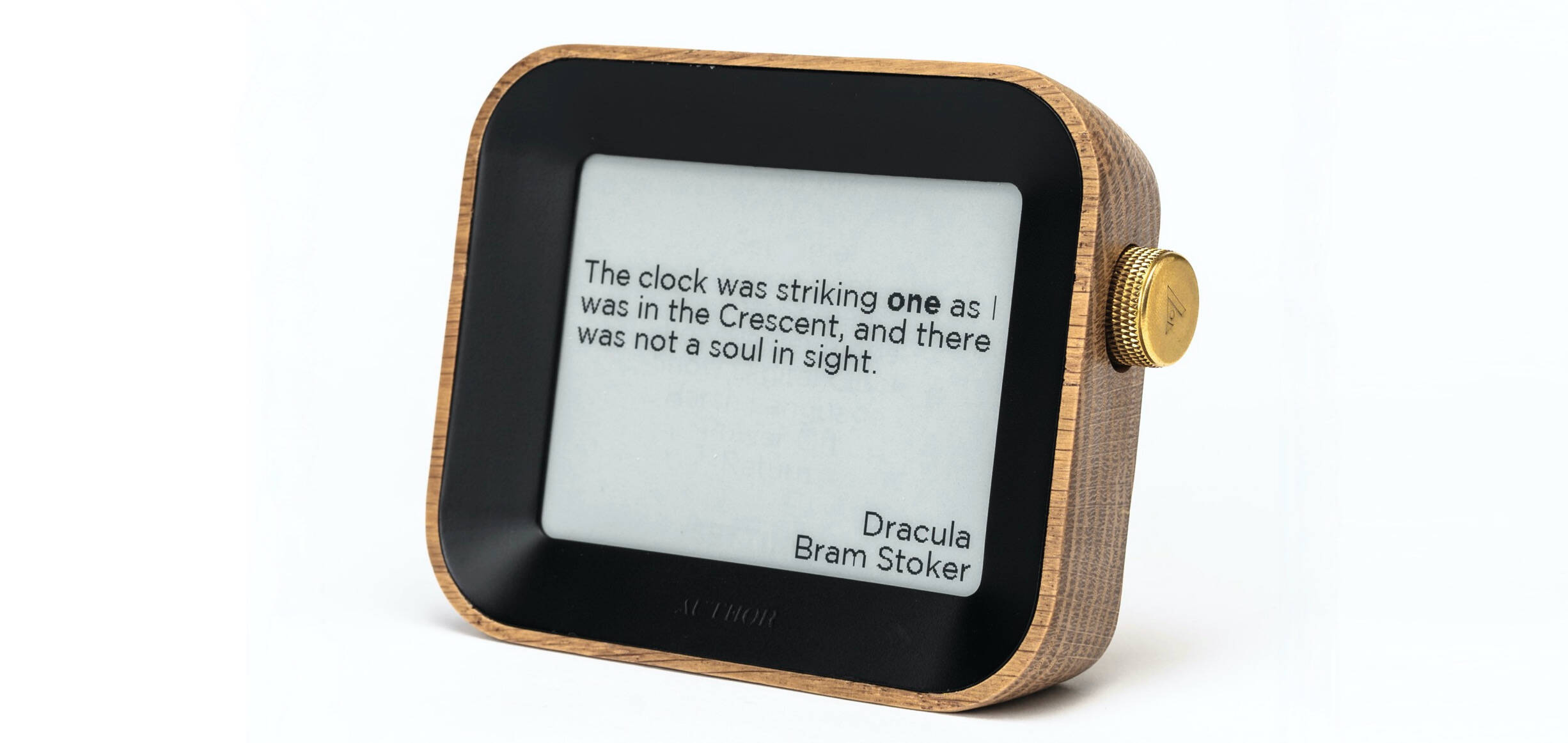 The Author Clock, a novel idea in time-keeping. (© 2021, Mechanical Design Labs)