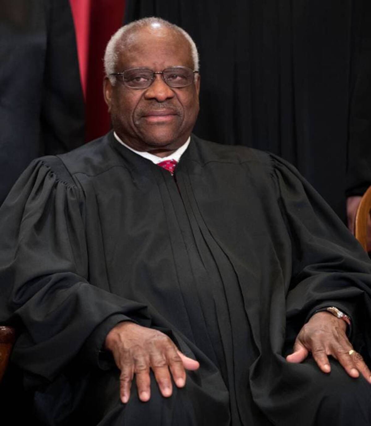 Supreme Court Associate Justice Clarence Thomas participates in an official group portrait in Washington, DC, USA, 01 June 2017 (Reissued 20 March 2022). (Photo by SHAWN THEW/EPA-EFE/Shutterstock)&nbsp;