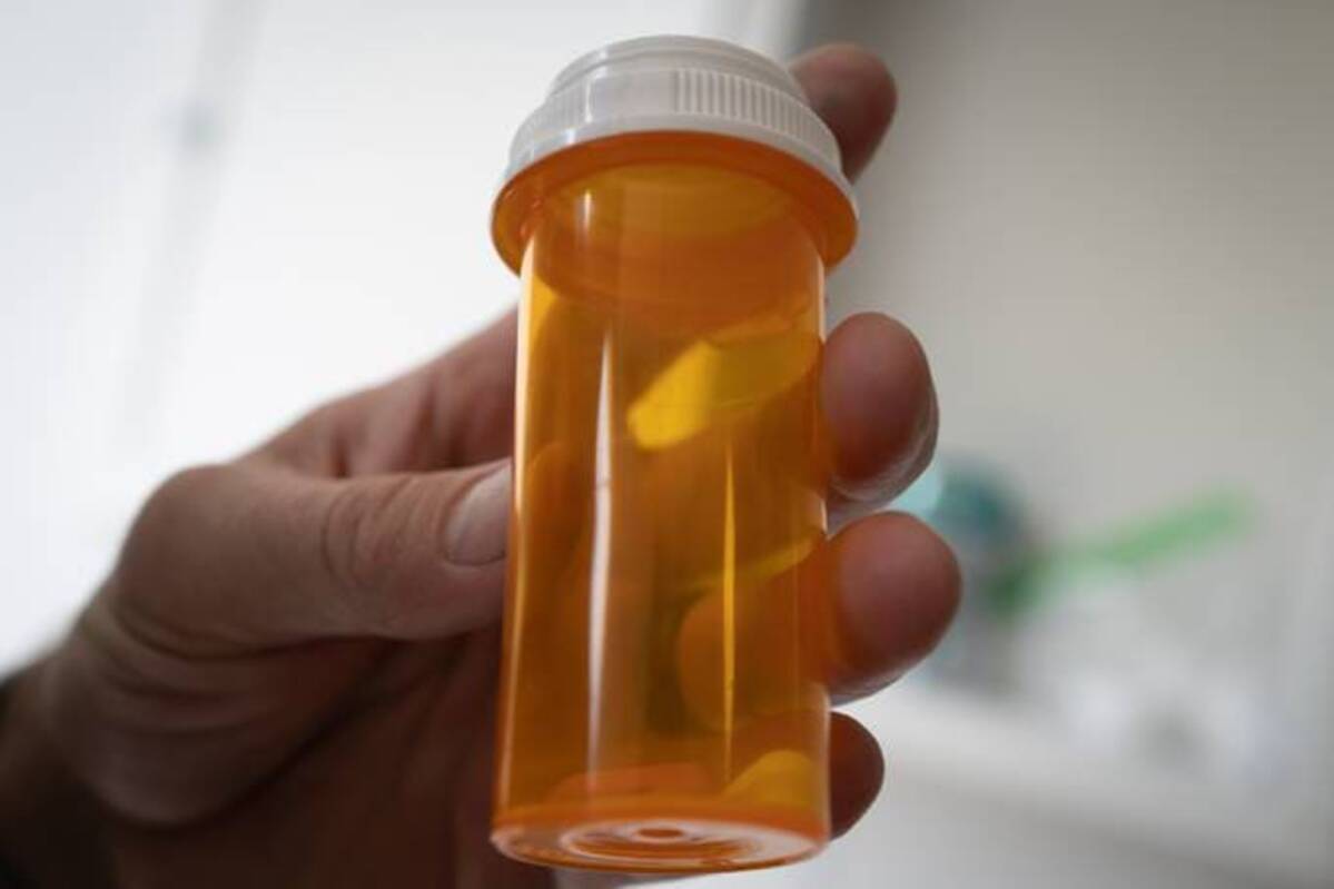 A pill bottle without a label is among the signs of addiction. (Sarah L. Voisin/The Washington Post)