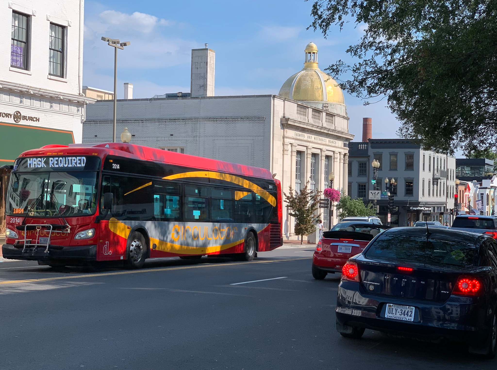 Wisconsin Ave, NW in Georgetown on Aug. 4. (4JRCookFollow via CWG.news/Photos Flickr)
