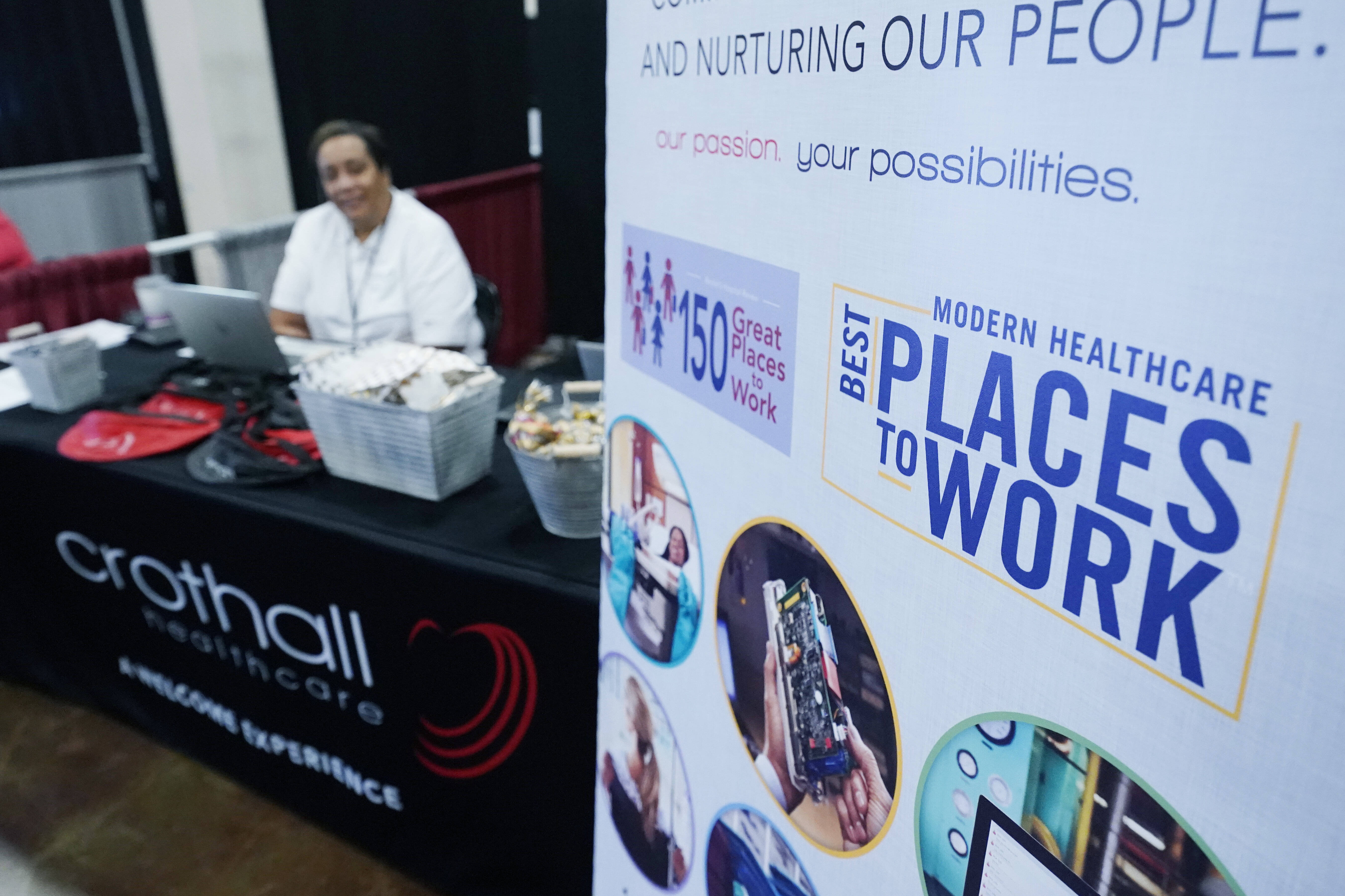 A job fair in Tulepo, Miss. (Rogelio V. Solis/AP)