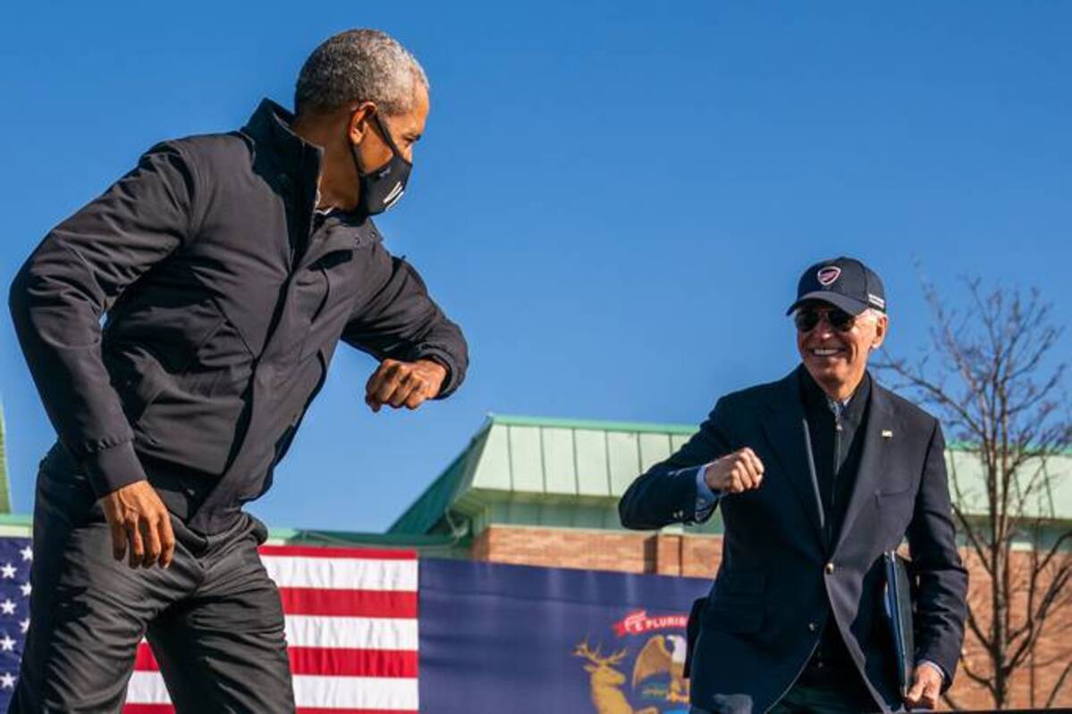 Former president Barack Obama will join President Biden at the White House for an Affordable Care Act announcement today. (Demetrius Freeman/The Washington Post)