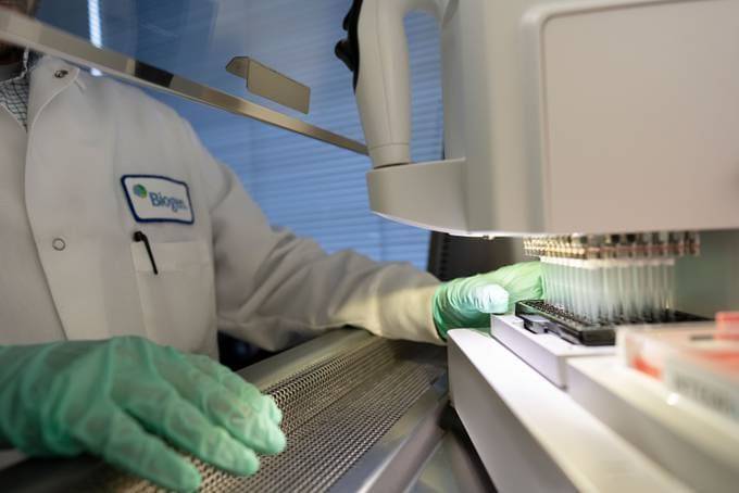 Biogen offices in Cambridge, Mass. (David A. White/Biogen/EPA-EFE)