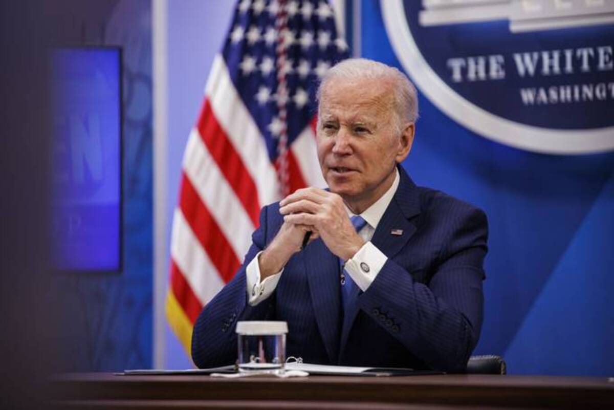 Some officials for President Biden remain skeptical that the option would survive inevitable legal challenges. (Samuel Corum/Bloomberg News)