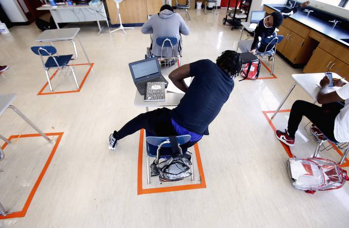 A classroom in Chicago. (Martha Irvine/AP)