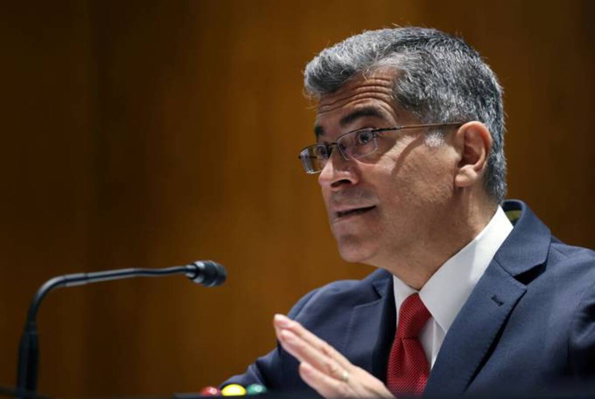 HHS Secretary Xavier Becerra . (Tasos Katopodis/Pool via REUTERS/File Photo)