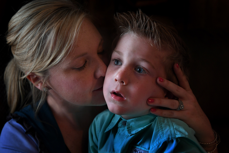 Residents in Brownsville, Tenn. (Michael S. Williamson/The Washington Post)</p>  