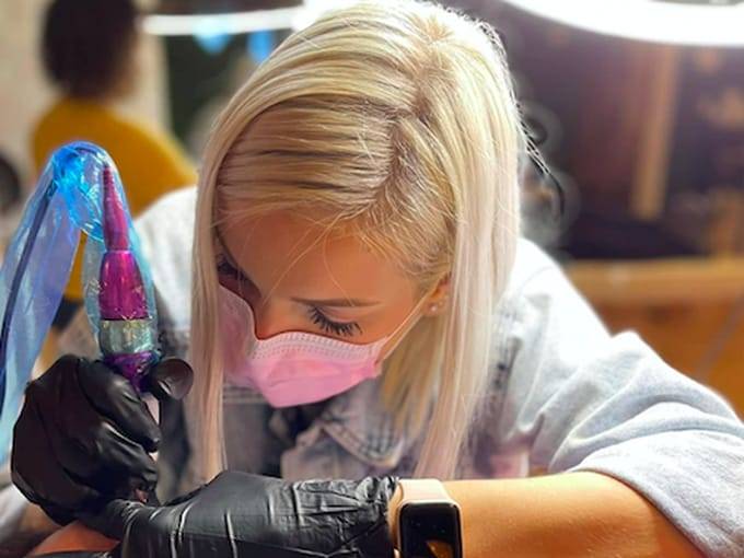 Emily Jump, 25, quit her job at a cosmetic dentistry firm to start her own microblading business. (Courtesy of Emily Jump)