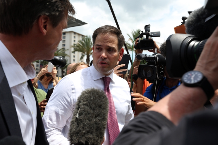 Marco Rubio&nbsp;(Joshua Lim/Orlando Sentinel via AP)</p>  
