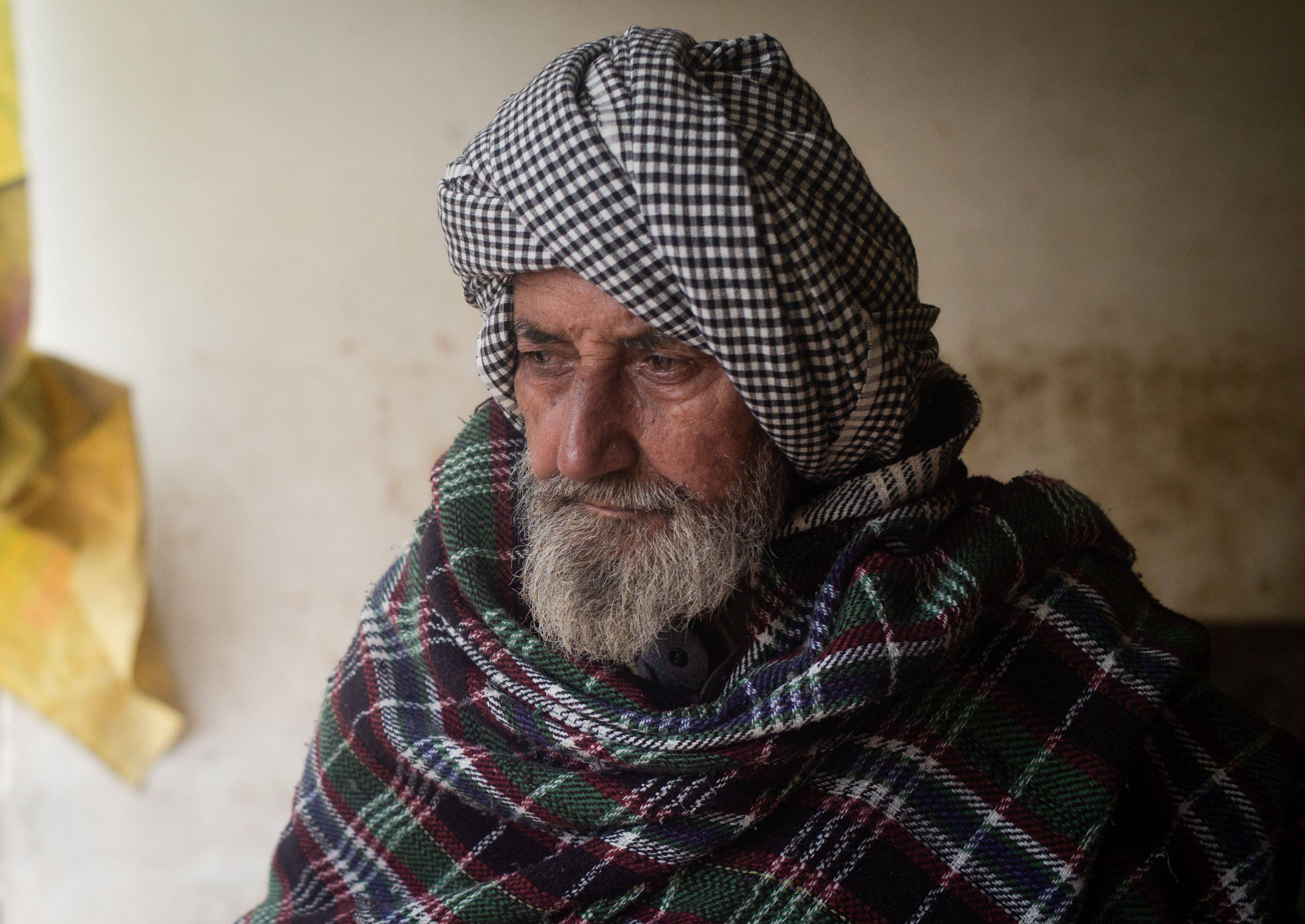 Sikka Khan was separated from his parents and his brother, Sadiq, during the Partition of India in 1947, in Phulwal, India. (Photo by Gerry Shih/The Washington Post)