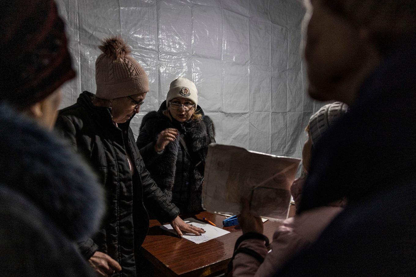 Acting Orikhiv mayor Svitlana Mandrych. (Photos by Heidi Levine for The Washington Post)