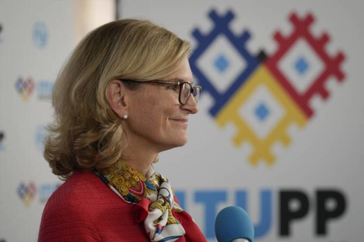 Doreen Bogdan-Martin will be the first woman to lead the ITU. (Vadim Ghirda/AP)