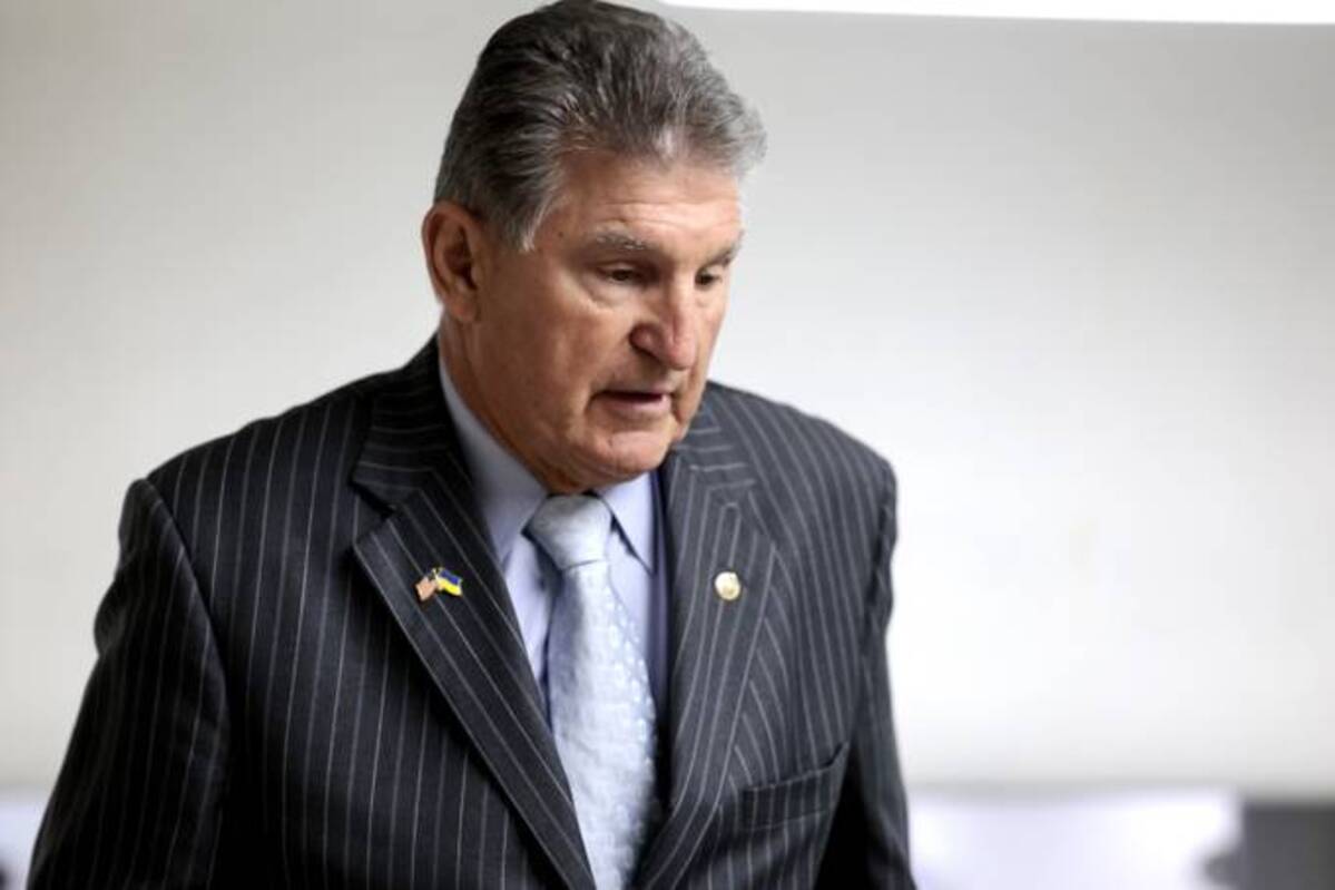 Sen. Joe Manchin III (D-W.Va.) in Washington. (Anna Moneymaker/Getty Images)