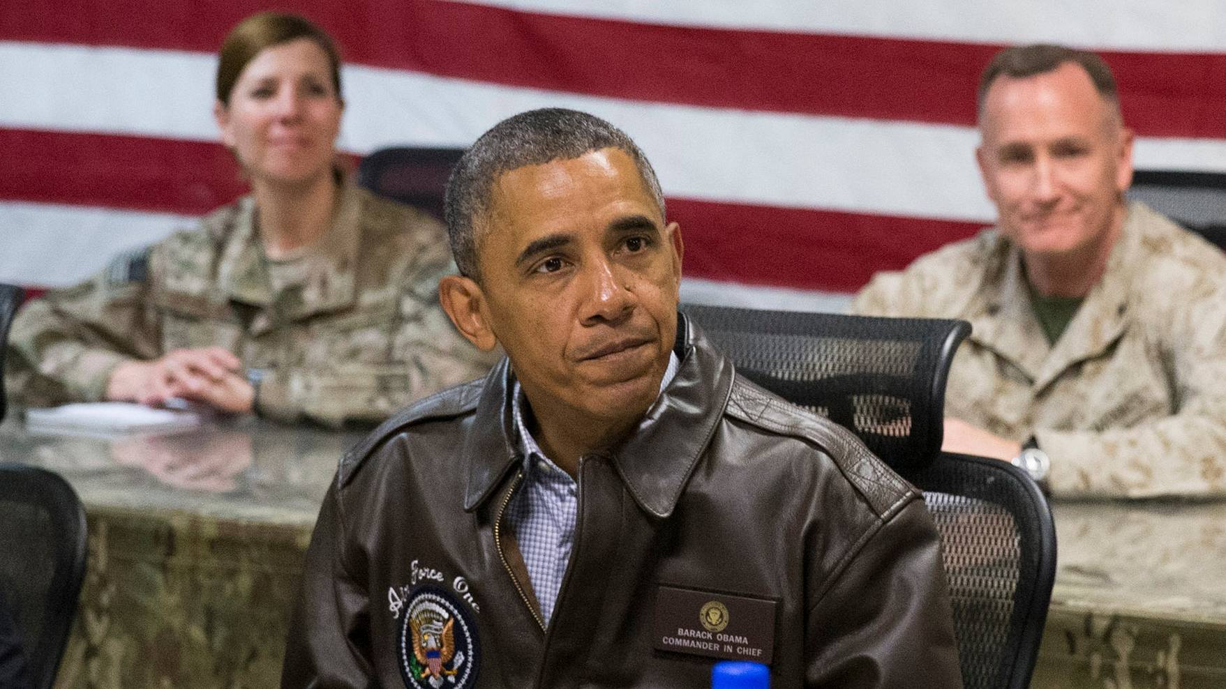 President Barack Obama in Kabul in 2014. (Evan Vucci/AP)