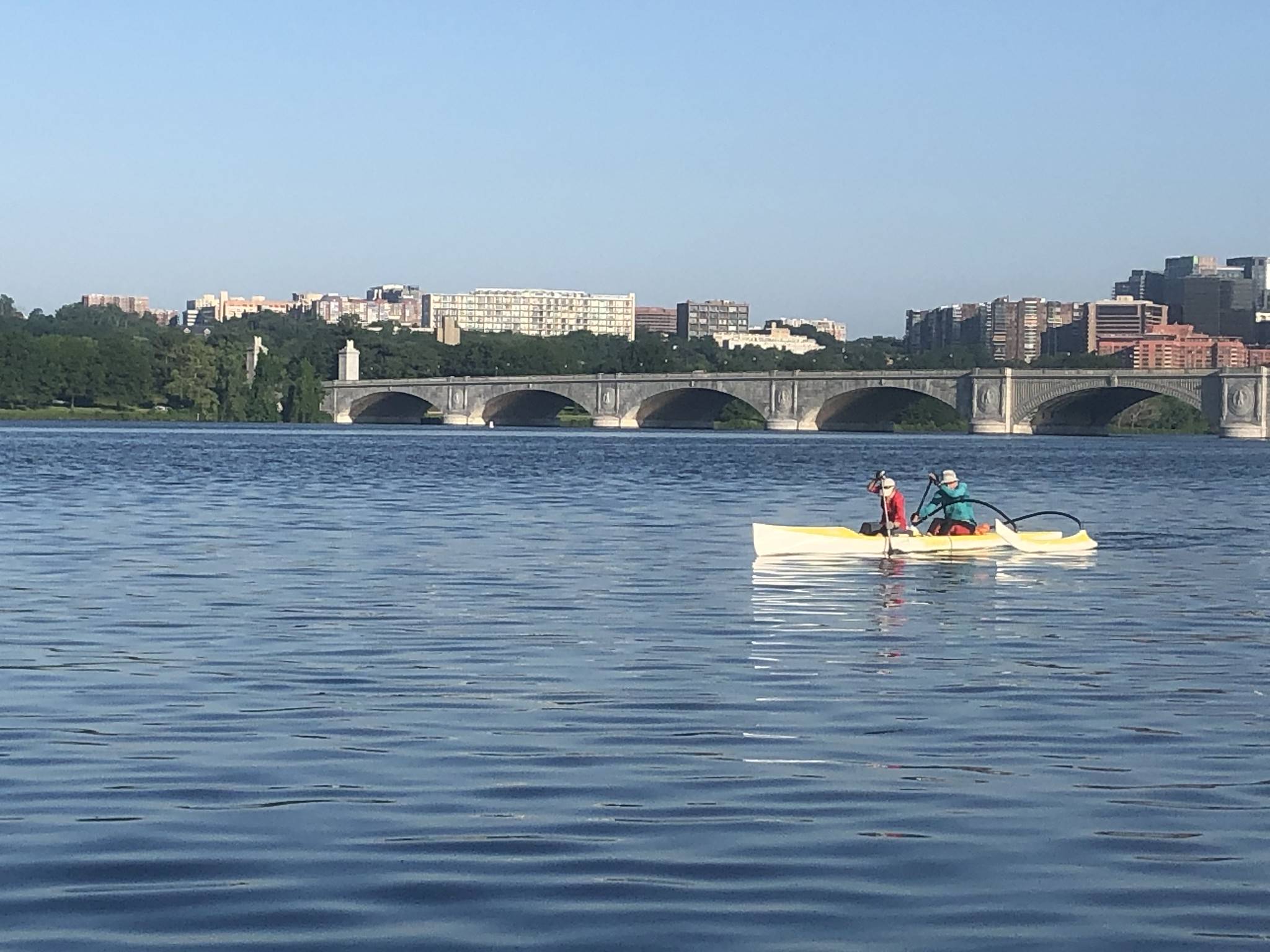 The view of Memorial Bridge on Thursday. (Jeannie in D.C./Flickr)