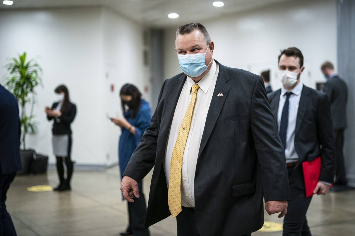 Sen. Jon Tester (D-Mont.) on Capitol Hill last year. (Jabin Botsford/The Washington Post)