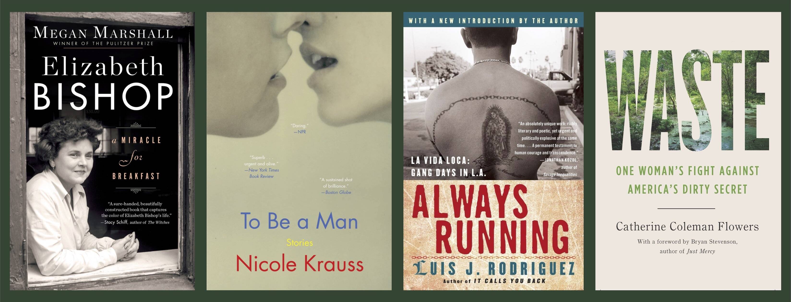 (Mariner Books; Harper Perennial; Atria Books; the New Press)