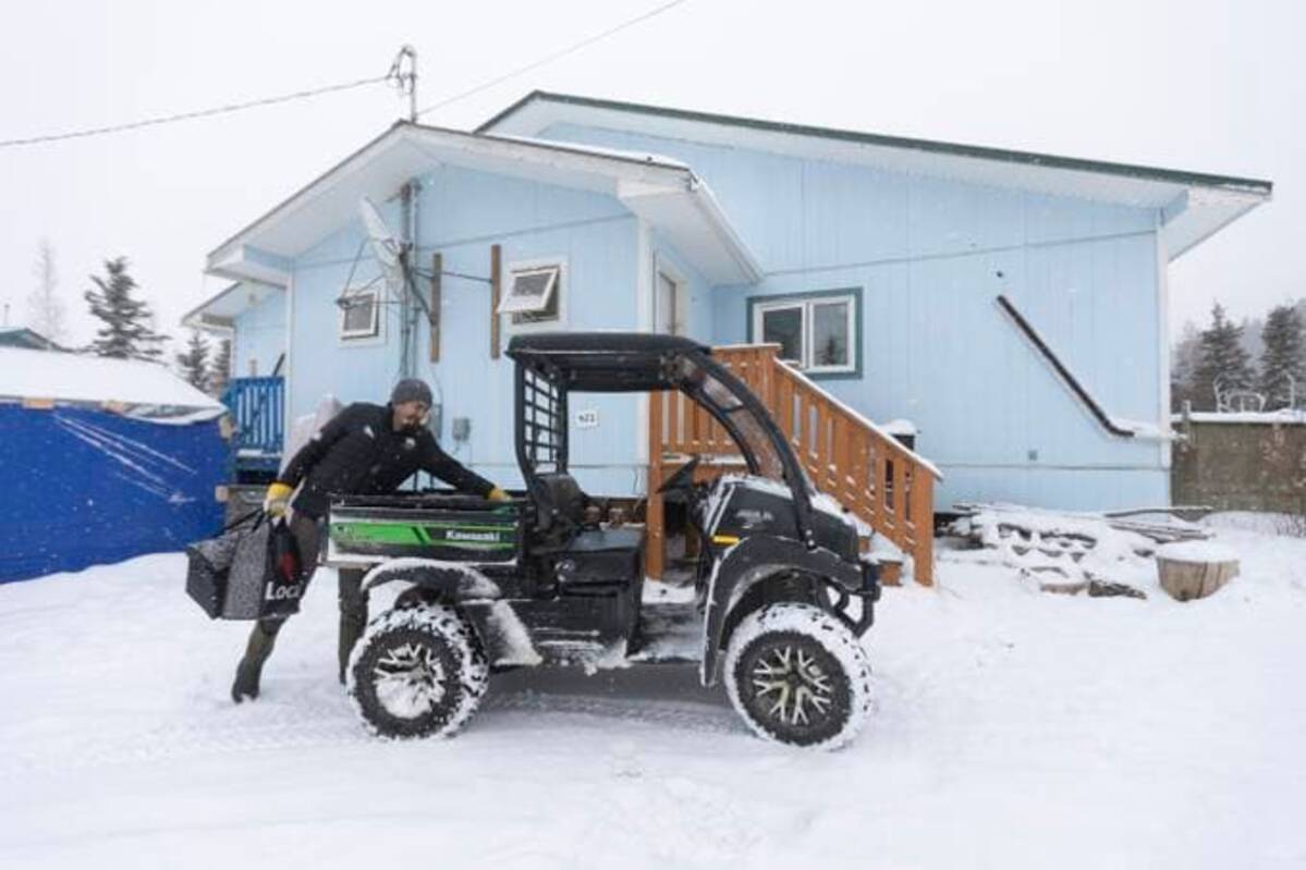Dana Tizya-Tramm, the youngest chief in the history of Vuntut Gwitchin, is leading the fight against climate change. (Crystal Schick for The Washington Post)
