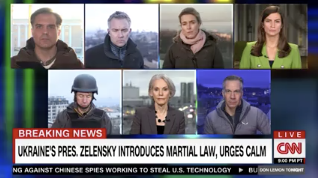 Still from CNN early Thursday morning. (TVEyes)