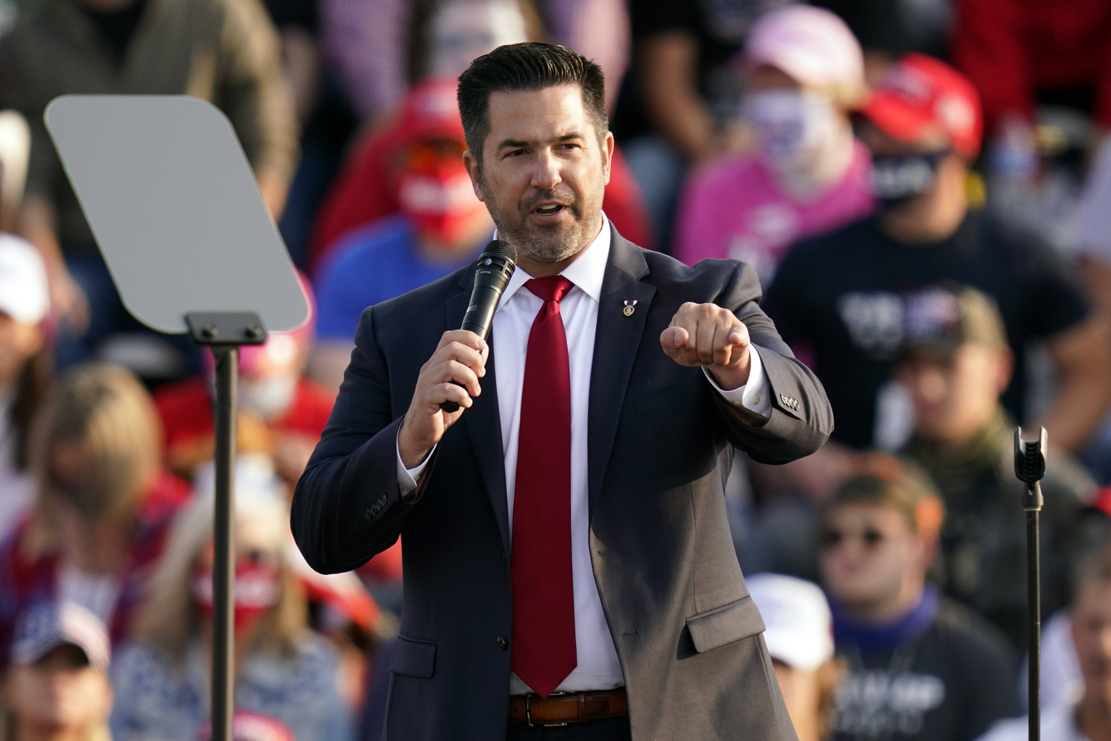 U.S. Senate candidate Sean Parnell, a Republican from Pennsylvania, just lost custody of his children. (Keith Srakocic/AP)