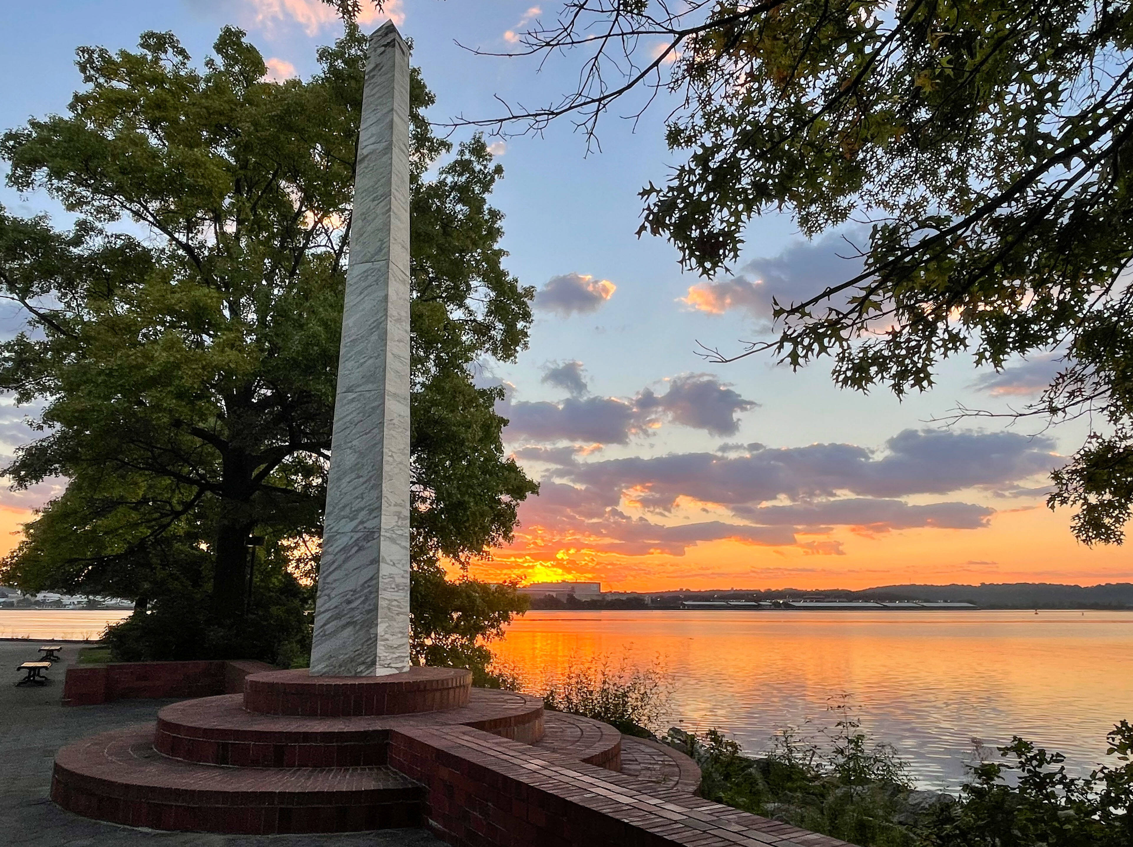 Yesterday's sunrise from Alexandria. (Lee M./Flickr)