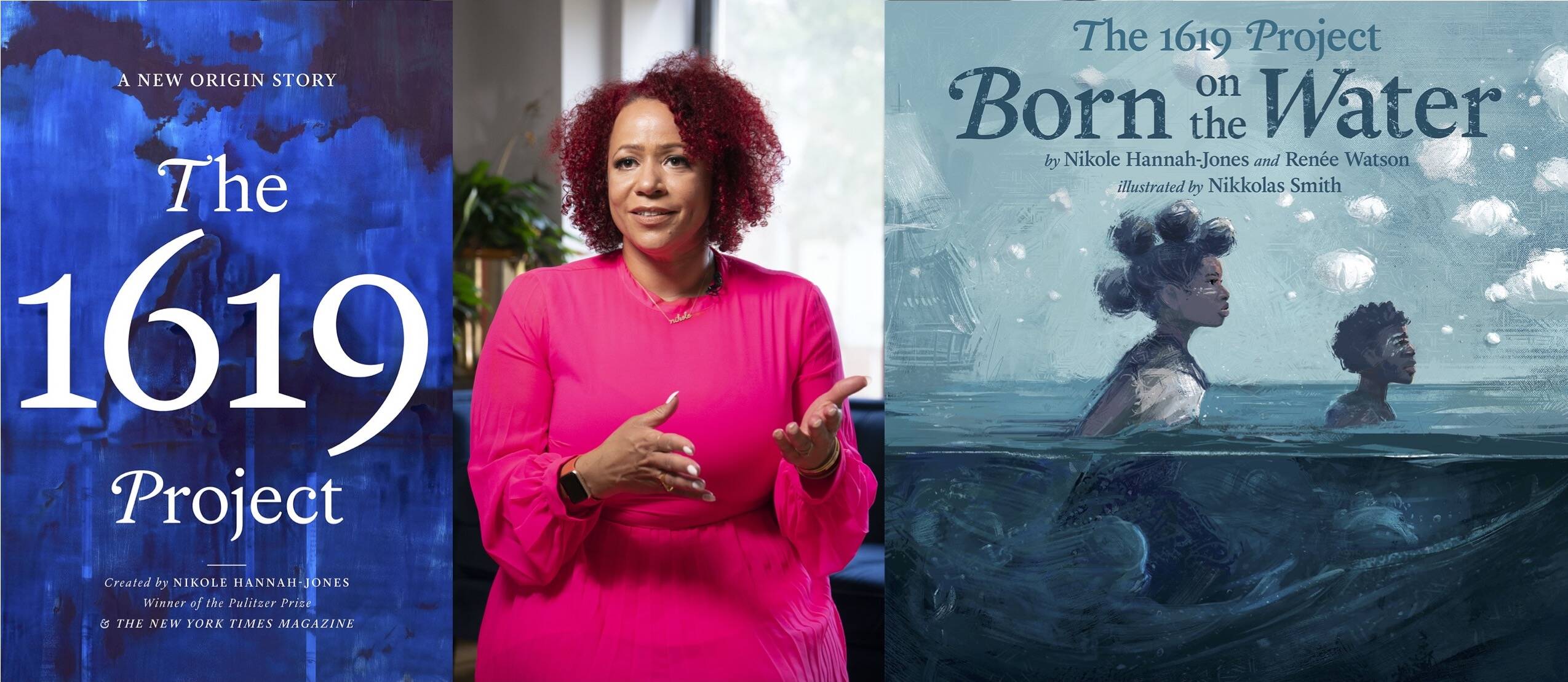 One World; Nikole Hannah-Jones (AP File Photo/John Minchillo); Kokila