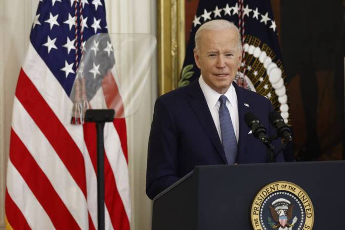 President Biden has revised his first State of the Union in light of Russia's unprovoked invasion of Ukraine. Photographer: Ting Shen/Bloomberg