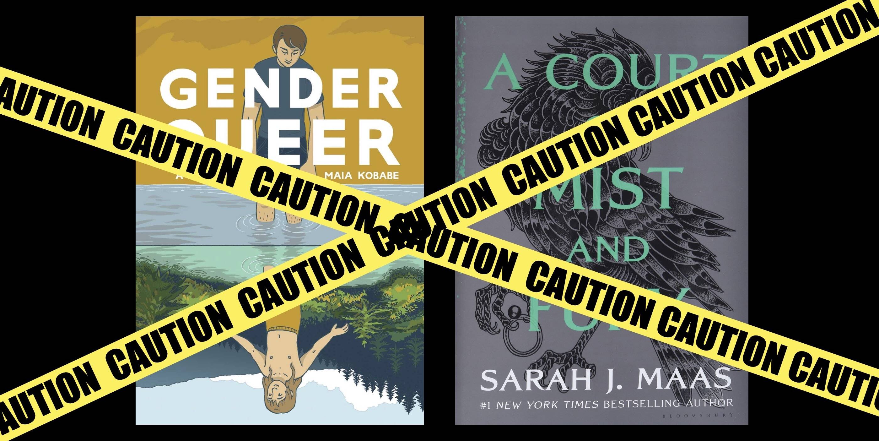 Oni Press; Bloomsbury (Photo illustration by Ron Charles/The Washington Post)