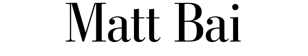 Follow Matt Bai