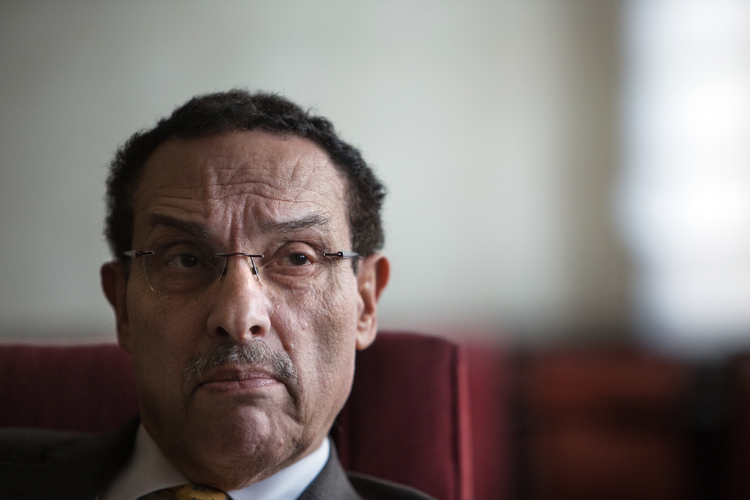Vincent C. Gray is back.&nbsp;(Photo by Evelyn Hockstein/For The Washington Post)</p>  