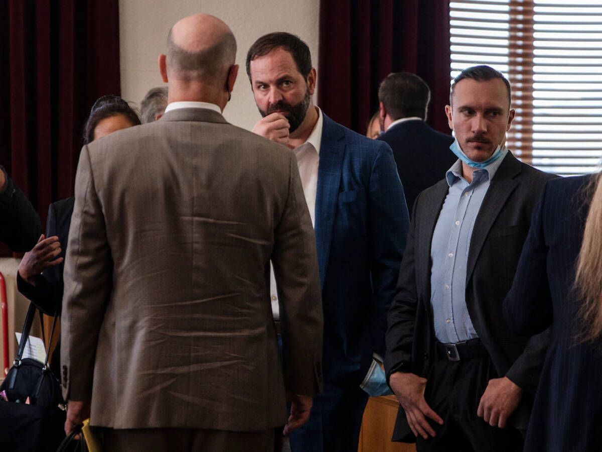 Podcaster Joe Oltmann, center, leads an influential and growing political movement in Colorado, one that will face a critical test of its influence in the state's primary on June 28. (Olivia Sun/Colorado Sun via Report for America)