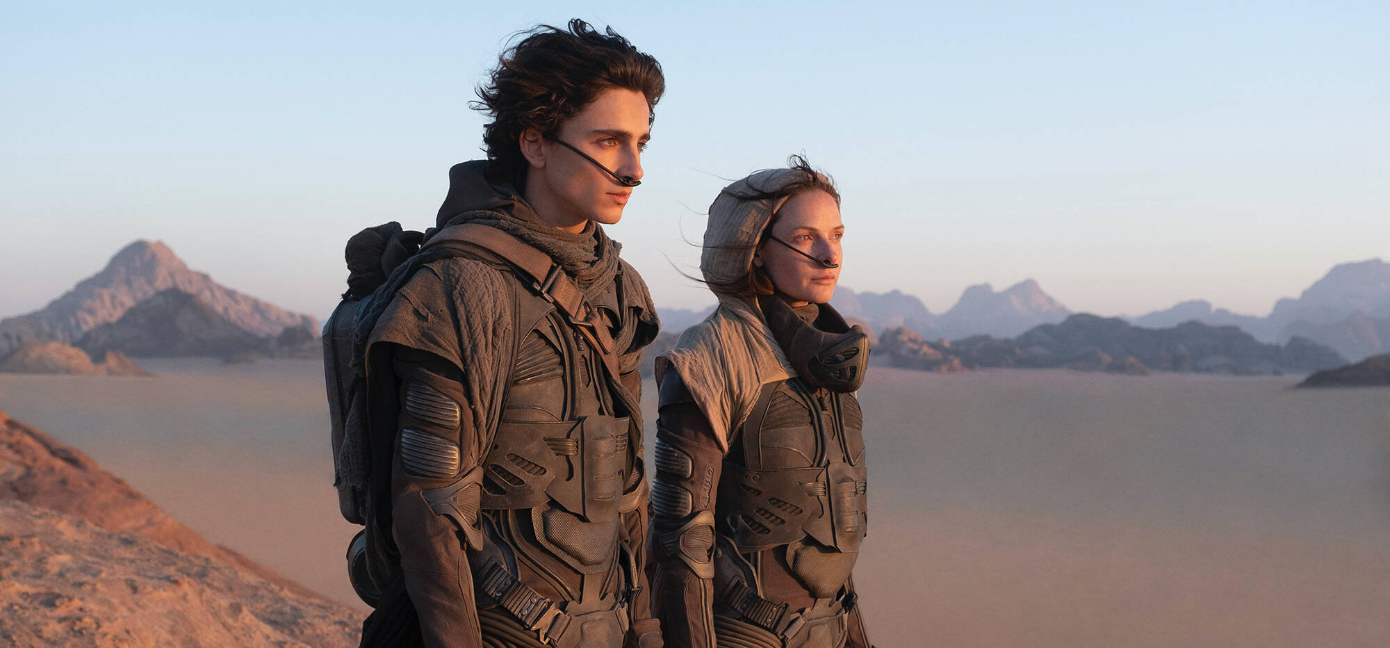 Timothée Chalamet and Rebecca Ferguson in the new movie adaptation of Frank Herbert's 