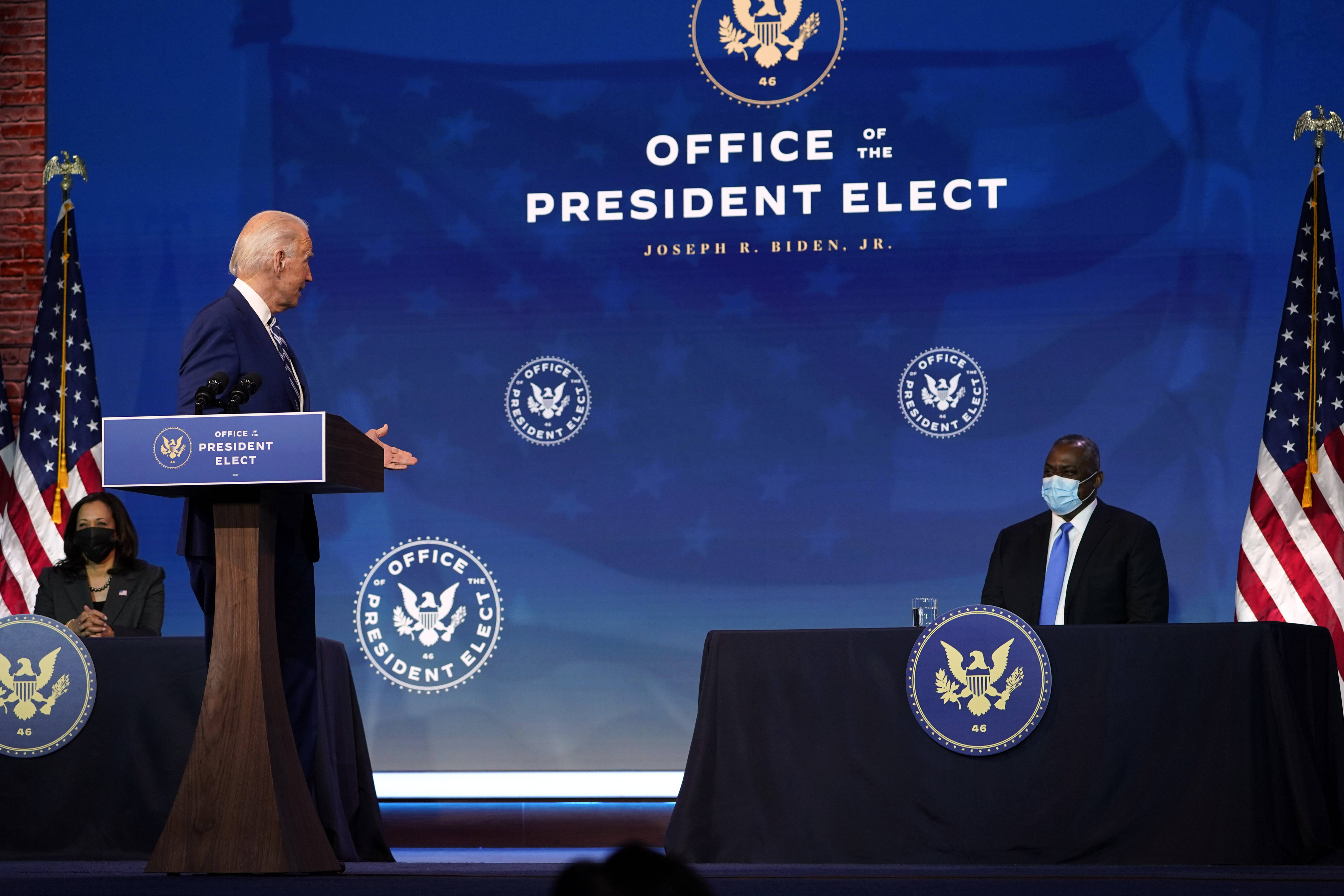 Biden has nominated retired Army Gen. Lloyd Austin III to lead the Defense Department. (Susan Walsh/AP)