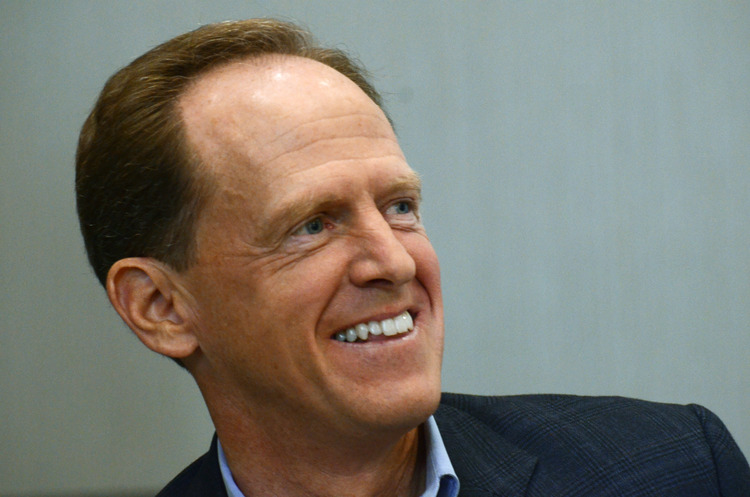 Pennsylvania GOP Sen. Pat Toomey gave lukewarm support to Trump.</p>  