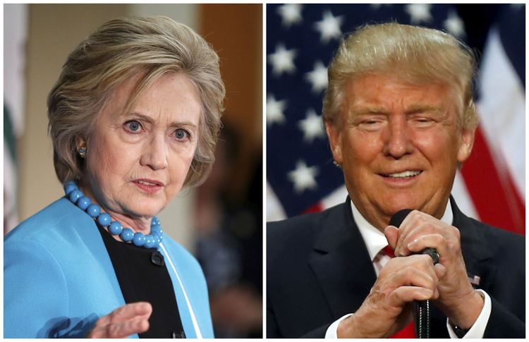 Hillary and Donald each take a big step. (Lucy Nicholson and Jim Urquhart/Reuters)</p>