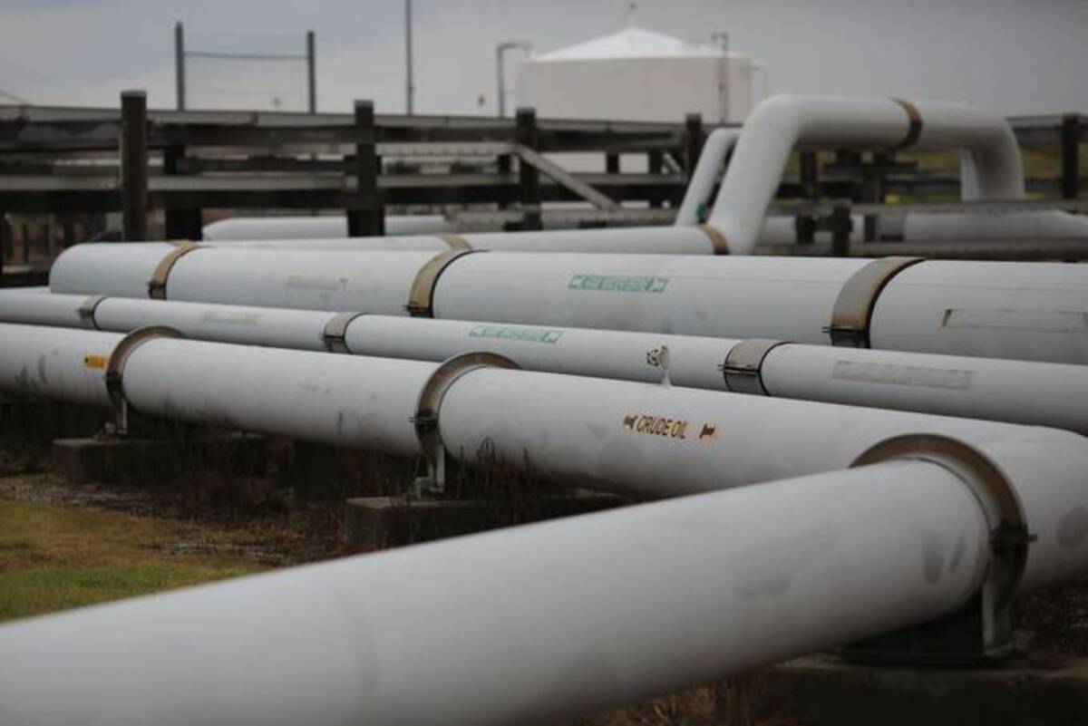 Pipelines at the Bryan Mound Strategic Petroleum Reserve in Freeport, Tex. (Luke Sharrett/Bloomberg News)