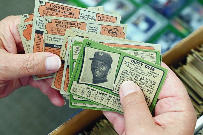 Trading cards are having a comeback. (Marvin Joseph/The Washington Post)