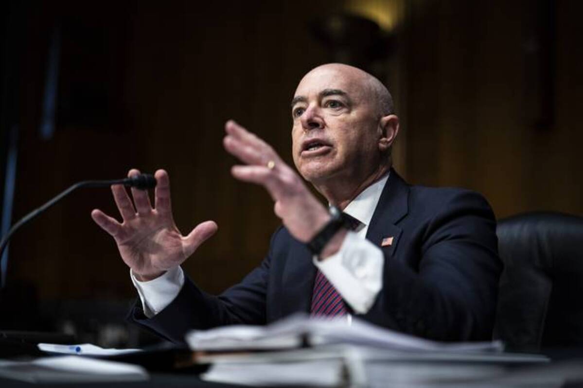 Homeland Security Secretary Alejandro Mayorkas has imposed new cyber requirements on the rail and air sectors. (Jabin Botsford/The Washington Post)