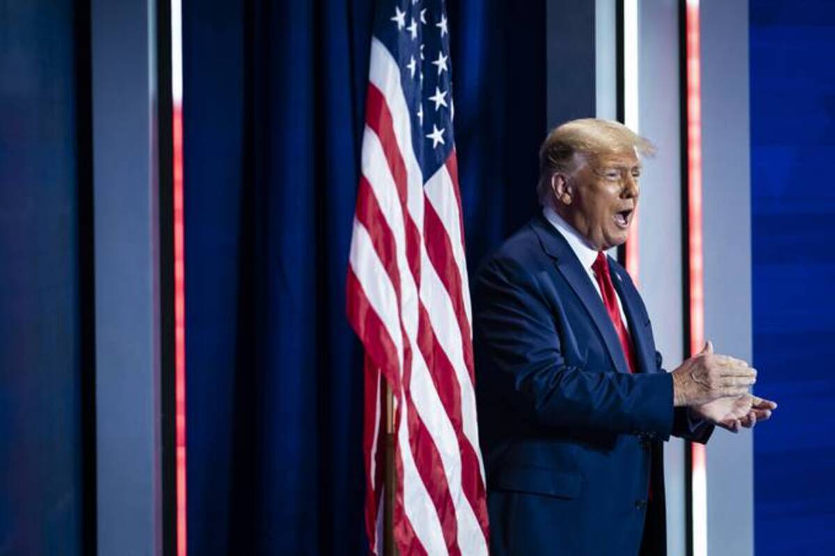 &nbsp;Former president Donald Trump at CPAC in Orlando last year. (Jabin Botsford/The Washington Post)