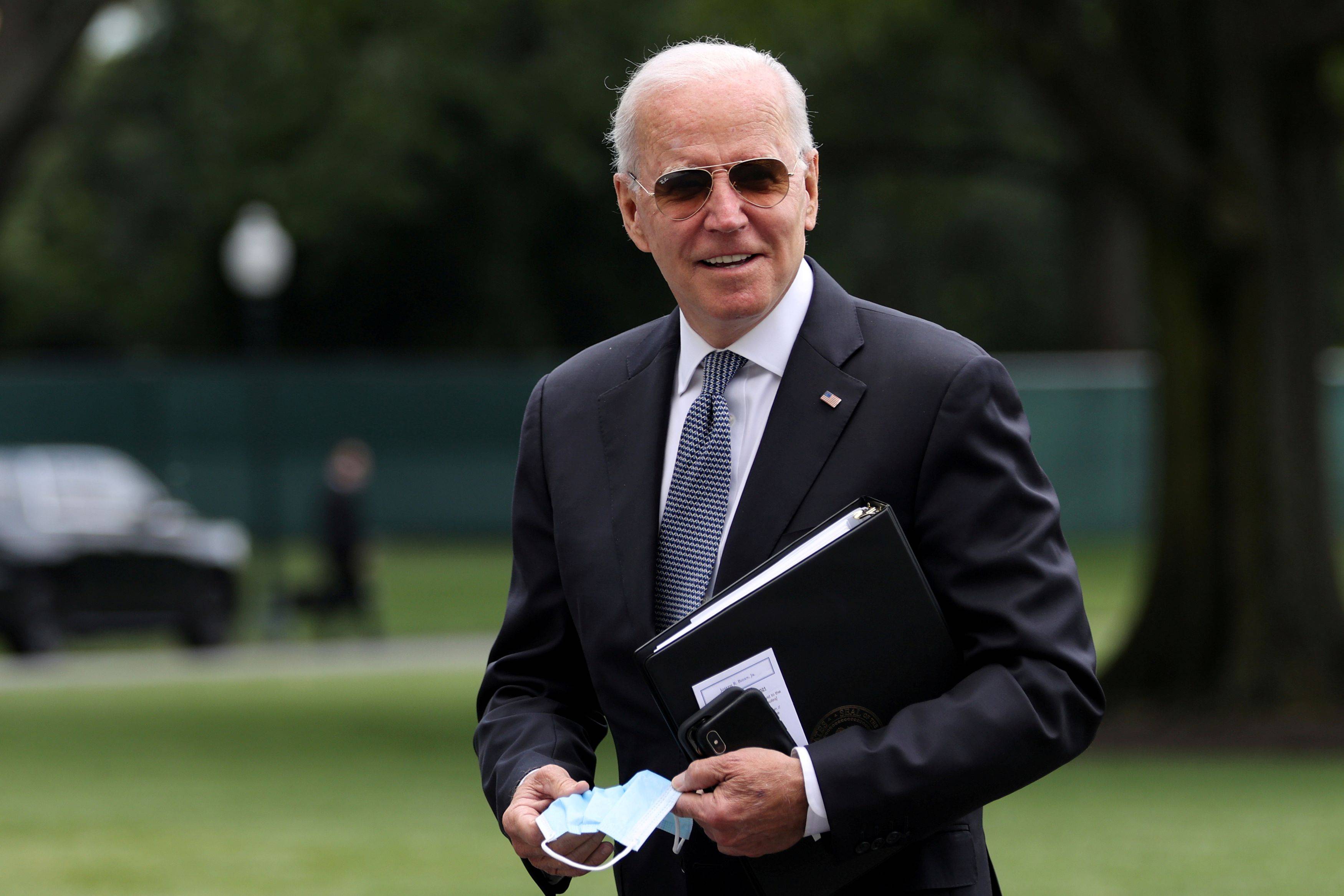President Biden personally called Republican senators to get them on board with an infrastructure bill. (REUTERS/Jonathan Ernst)