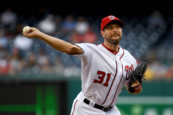 Max Scherzer was rusty in his return from the injured list. (Katherine Frey/The Washington Post)