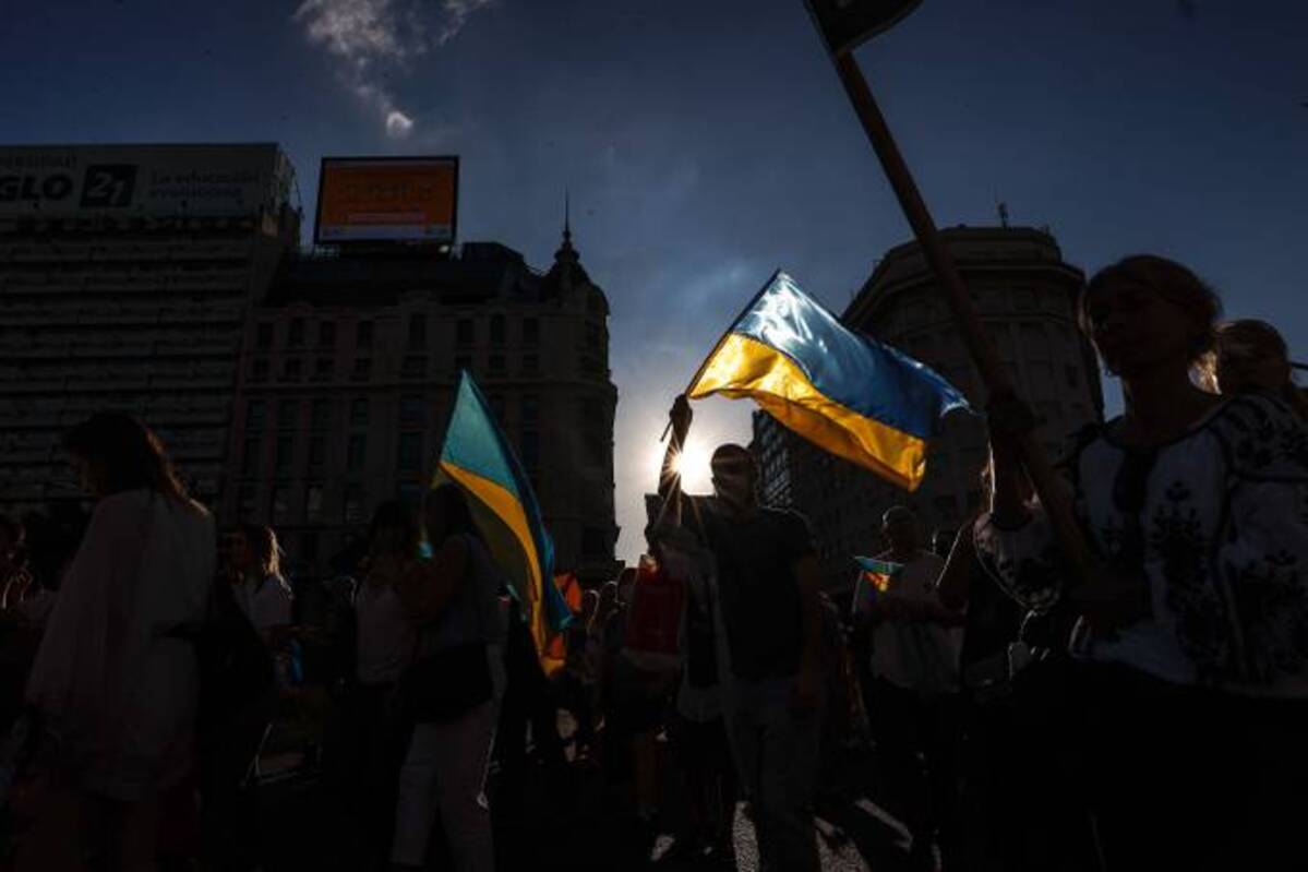 Countries' official Twitter accounts are replying to official Russian accounts making claims about the war in Ukraine. (Juan Ignacio Roncoroni/EPA-EFE/Shutterstock)