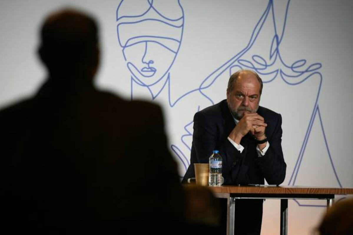 It's not clear what data was stolen from the ministry, which is led by Justice Minister Éric Dupond-Moretti. (Valentine Chapuis/AFP/Getty Images)