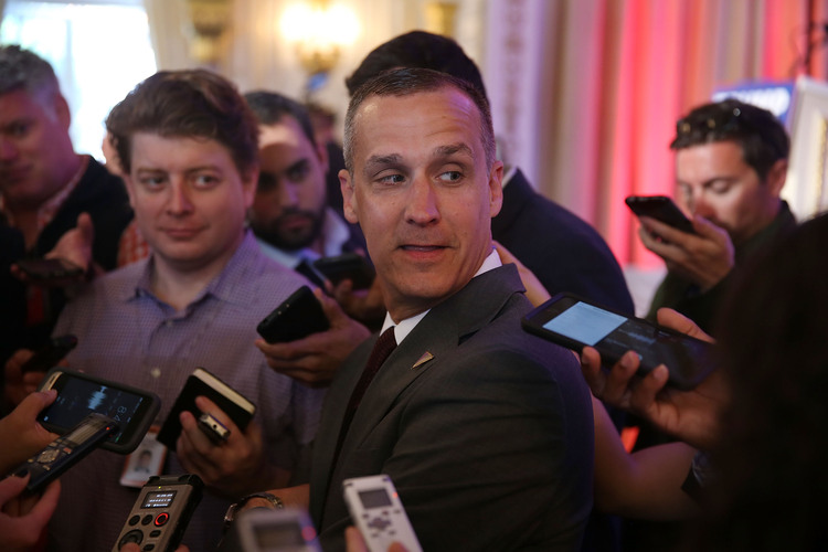 Corey Lewandowski&nbsp;is out of a job this morning.&nbsp;(Joe Raedle/Getty Images)</p>  