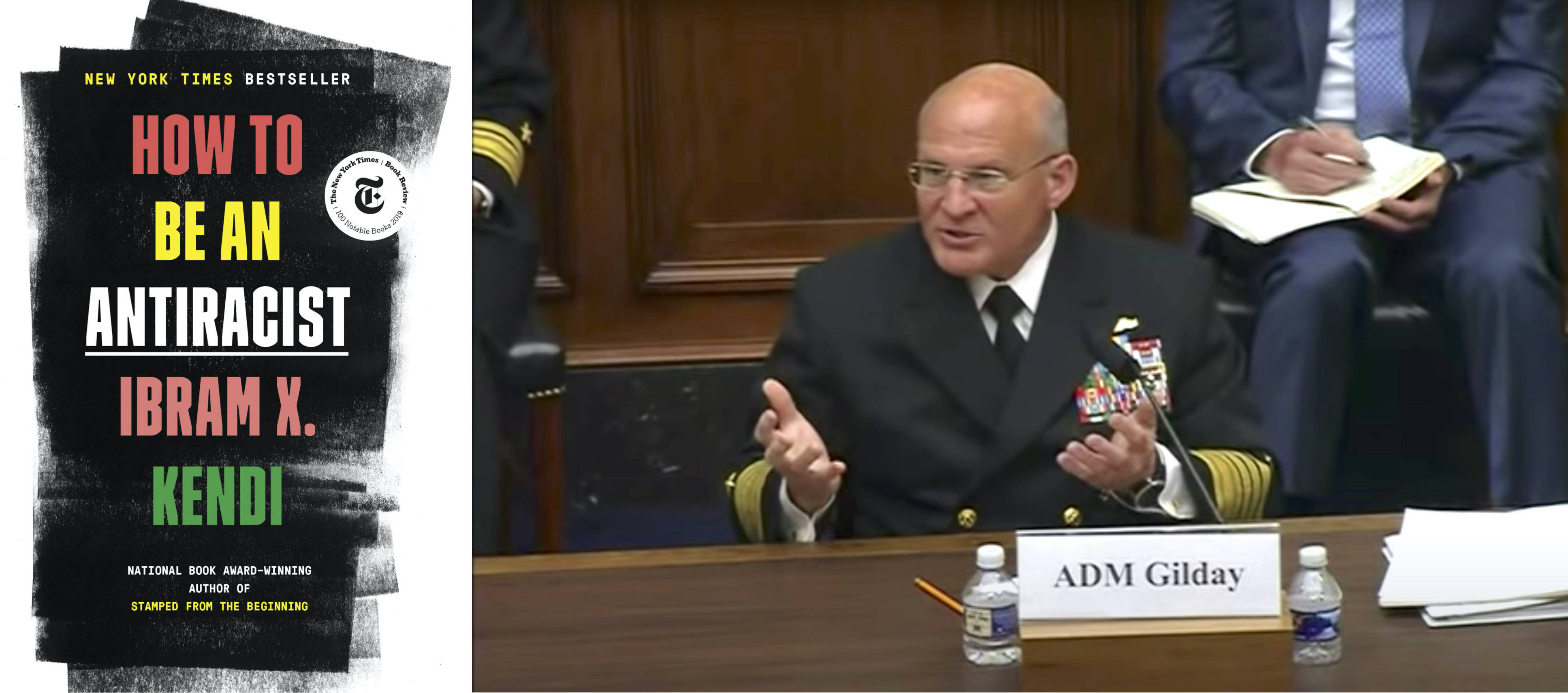 One World; Adm. Michael Gilday, Chief of Naval Operations, testifying at a House Armed Services Committee hearing on June 15, 2021 in Washington, D.C. (Screen shot).